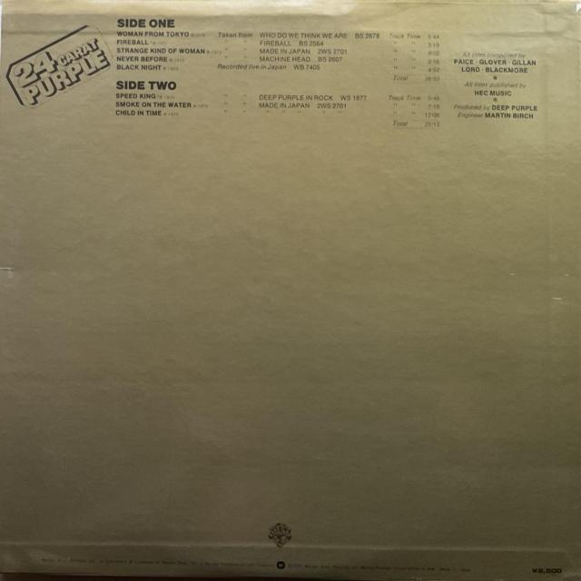 ブラック•ナイト / 24カラット•パープル < CD/DVD/ビデオ ブラック•ナイト / 24カラット•パープル < CD/DVD/ビデオの