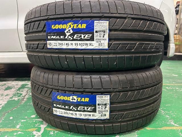 8072123)グッドイヤー新品未使用ラベル付きアウトレットタイヤ2本セットセダンミニバン245/45R19送料無料 < 自動車/バイク 8072123)グッドイヤー新品未使用ラベル付きアウトレットタイヤ2本セットセダンミニバン245/45R19送料無料 < 自動車/バイク