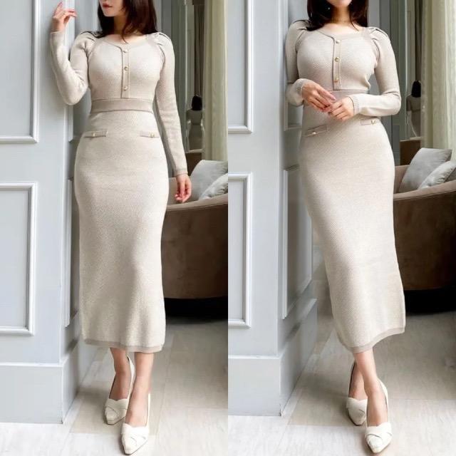 RESEXXY★バイアスツイードニットワンピース★ < ブランド RESEXXY★バイアスツイードニットワンピース★ < ブランドの