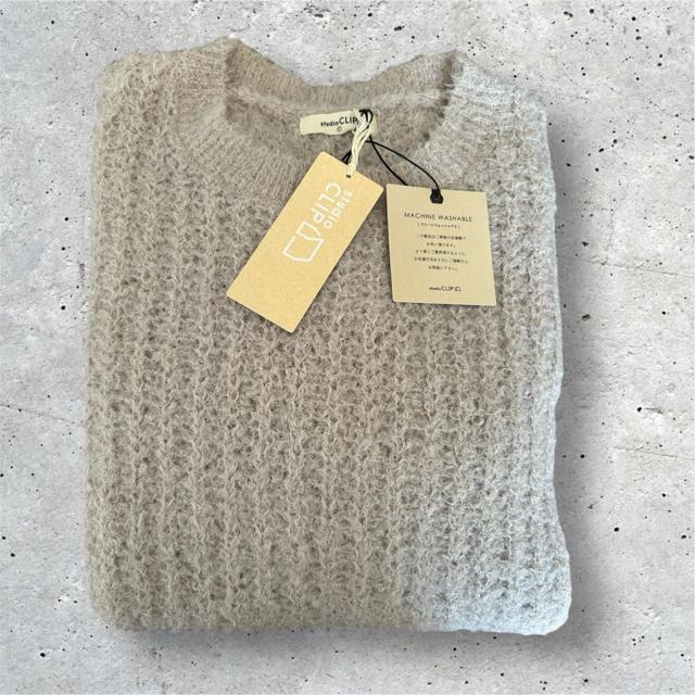 新品 studio CLIP★フェザーヤーンニット < 女性ファッション 新品 studio CLIP★フェザーヤーンニット < 女性ファッションの