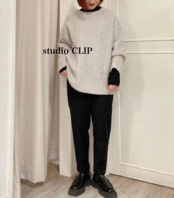 新品 studio CLIP★フェザーヤーンニット < 女性ファッション 新品 studio CLIP★フェザーヤーンニット < 女性ファッションの