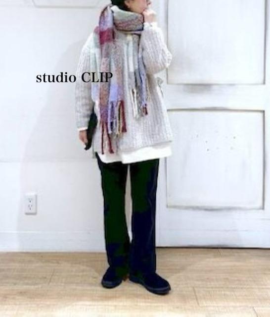 新品 studio CLIP★フェザーヤーンニット < 女性ファッション 新品 studio CLIP★フェザーヤーンニット < 女性ファッションの