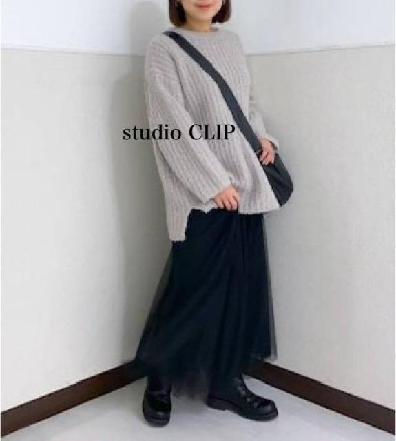 新品 studio CLIP★フェザーヤーンニット < 女性ファッション 新品 studio CLIP★フェザーヤーンニット < 女性ファッションの