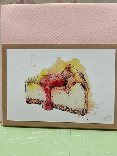 5/ポストカード/すずか/委託/チーズケーキ/水彩画/オリジナル < インテリア/ライフ 5/ポストカード/すずか/委託/チーズケーキ/水彩画/オリジナル < インテリア/ライフの