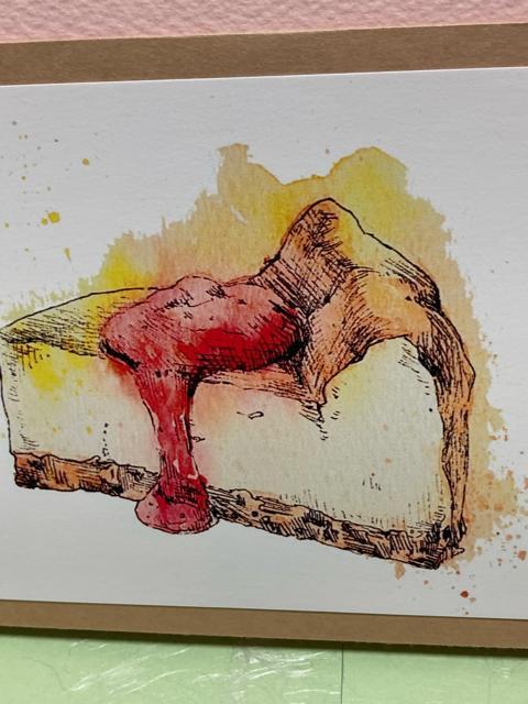 5/ポストカード/すずか/委託/チーズケーキ/水彩画/オリジナル < インテリア/ライフ 5/ポストカード/すずか/委託/チーズケーキ/水彩画/オリジナル < インテリア/ライフの