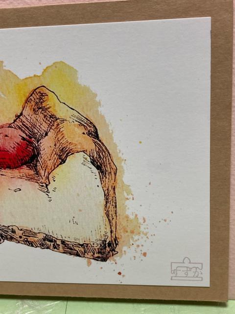 5/ポストカード/すずか/委託/チーズケーキ/水彩画/オリジナル < インテリア/ライフ 5/ポストカード/すずか/委託/チーズケーキ/水彩画/オリジナル < インテリア/ライフの