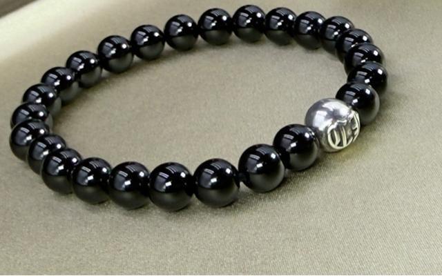 ���V�i���g�p�N�����n�[�c�@925�V���o�[CH �@chrome hearts �V�R�΃I�j�L�X�u���X���b�g  �� �j���t�@�b�V������ 