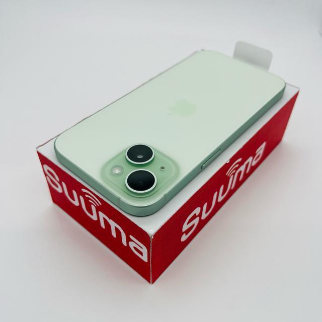 �������g�p iPhone 15 256 GB SIM�t���[ �O���[�� �{�� �� �Ɠd/AV�� 