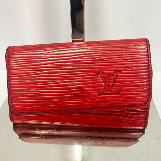 LOUIS VUITTON ルイヴィトン キーケース ミュルティクレ4 エピ 赤 < ブランド LOUIS VUITTON ルイヴィトン キーケース ミュルティクレ4 エピ 赤 < ブランドの