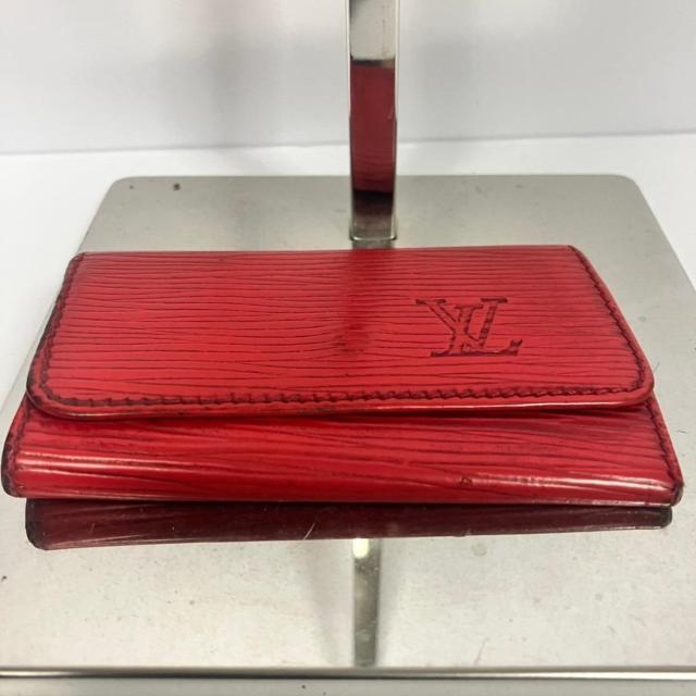 LOUIS VUITTON ルイヴィトン キーケース ミュルティクレ4 エピ 赤 < ブランド LOUIS VUITTON ルイヴィトン キーケース ミュルティクレ4 エピ 赤 < ブランドの