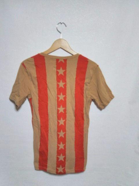 LED RECHWE レーベルストライプTシャツ ブラウン×レッド  < ブランド  LED RECHWE レーベルストライプTシャツ ブラウン×レッド  < ブランドの