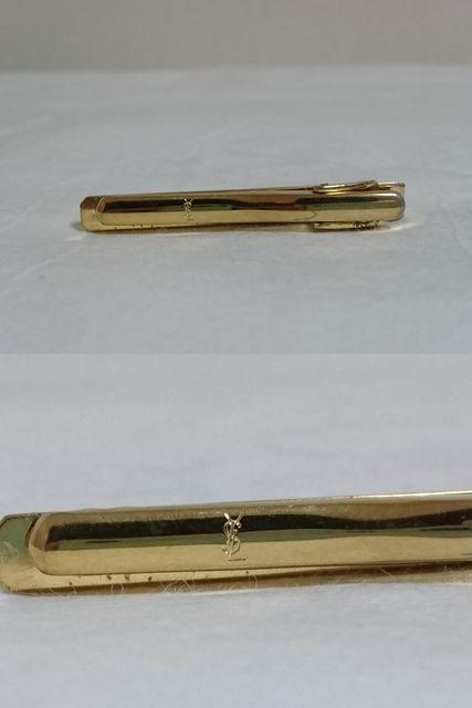 正規激レア イヴサンローラン YSLロゴ ゴールド×シルバー コンビカラーネクタイピン タイピン < ブランド  正規激レア イヴサンローラン YSLロゴ ゴールド×シルバー コンビカラーネクタイピン タイピン < ブランドの