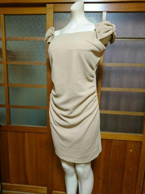 Lovey オフショル 肩リボン ミニドレス < 女性ファッション  Lovey オフショル 肩リボン ミニドレス  < 女性ファッションの