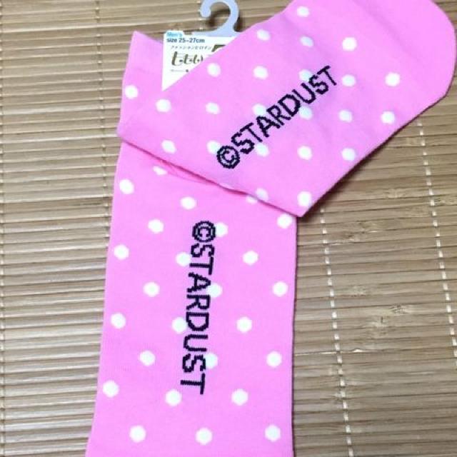 しまむら×ももいろクローバーZ・ロゴドット柄ソックス。ピンク < タレントグッズ  しまむら×ももいろクローバーZ・ロゴドット柄ソックス。ピンク < タレントグッズの