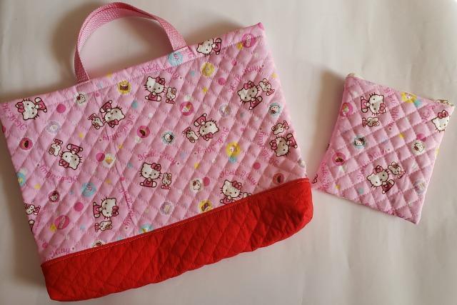 【超レア】【本日限定】★ 20B キティ レッスンバッグ ポーチ(*^O^*)2点セット ハンドメイド < キッズ/ベビー 【超レア】【本日限定】★ 20B キティ レッスンバッグ ポーチ(*^O^*)2点セット ハンドメイド < キッズ/ベビーの