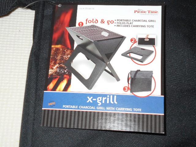 折りたたみ式BBQコンロ 収納袋付 X-grill ポータブル チャコール < レジャー/スポーツ  折りたたみ式BBQコンロ 収納袋付 X-grill ポータブル チャコール < レジャー/スポーツの