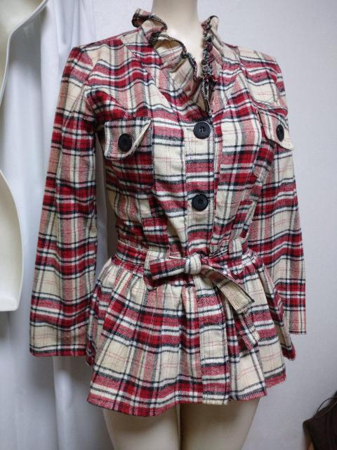 韓国 チェック柄 ロングトップス < 女性ファッション  韓国 チェック柄 ロングトップス  < 女性ファッションの