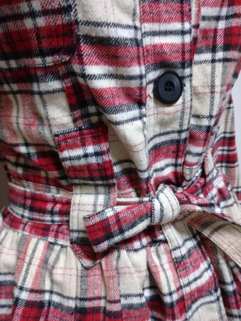 韓国 チェック柄 ロングトップス < 女性ファッション  韓国 チェック柄 ロングトップス < 女性ファッションの