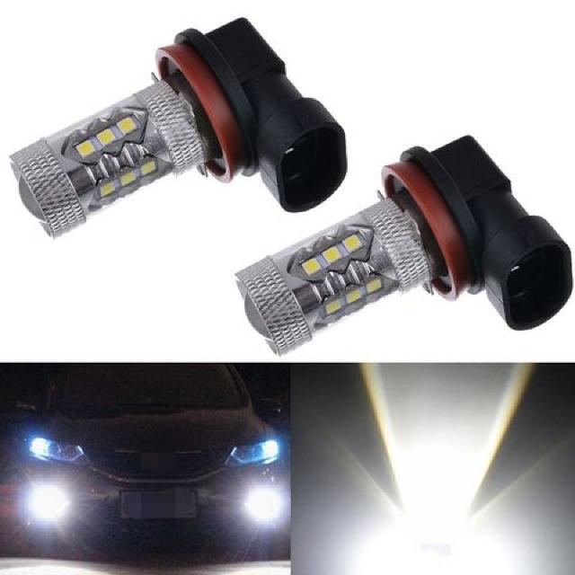 H8/H11/H16 80W LED フォグランプ DC 12V/24V 高輝度ホワイト < 自動車/バイク H8/H11/H16 80W LED フォグランプ DC 12V/24V 高輝度ホワイト < 自動車/バイク