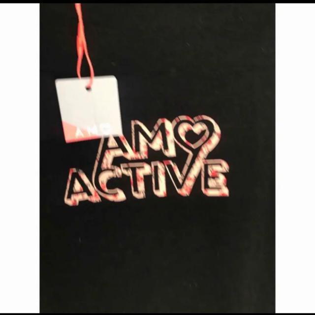 新品 背中透け 黒半袖 Tシャツ アモアクティブM < 女性ファッション  新品 背中透け 黒半袖 Tシャツ アモアクティブM < 女性ファッションの