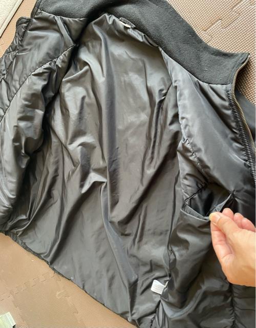 UNIQLO ユニクロ MA-1ブルゾン ブラック L サイズ 男女兼用 ハーフ丈 フライトジャケット 旧タグ 2000年 < ブランド  UNIQLO ユニクロ MA-1ブルゾン ブラック L サイズ 男女兼用 ハーフ丈 フライトジャケット 旧タグ 2000年 < ブランドの