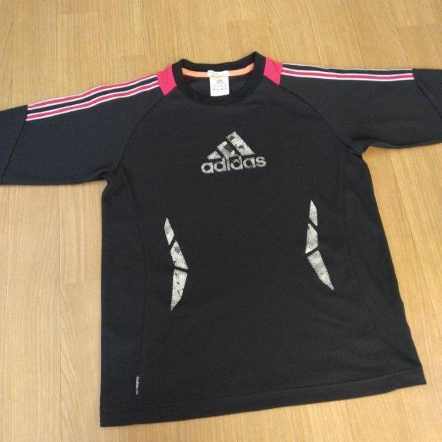 長袖Tシャツ ロンTA 150 黒 adidas アディダス < ブランド  長袖Tシャツ ロンTA 150 黒 adidas アディダス  < ブランドの