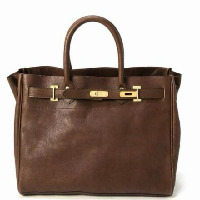 SITA PARANTICA レザートートバッグ L 希少チャイロ 旅行バッグ < 女性ファッション SITA PARANTICA レザートートバッグ L 希少チャイロ 旅行バッグ < 女性ファッションの