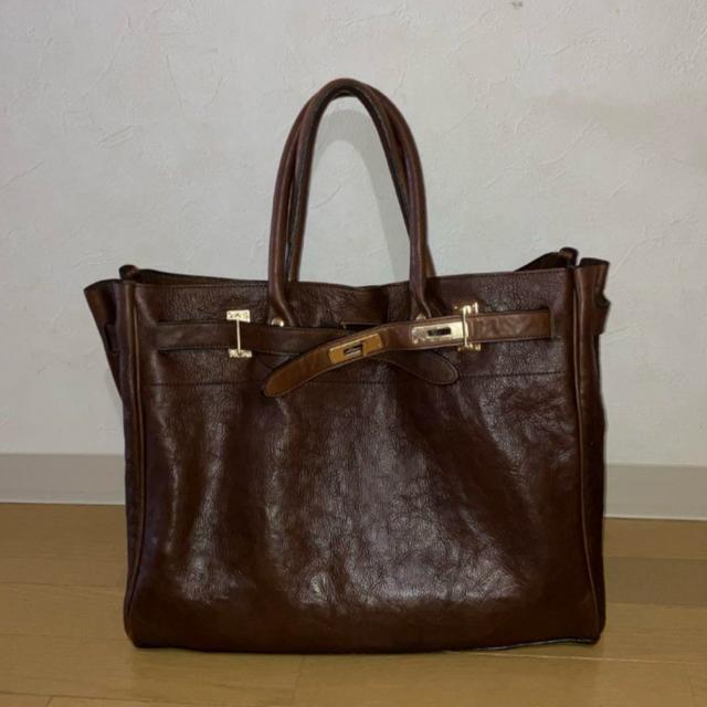 SITA PARANTICA レザートートバッグ L 希少チャイロ 旅行バッグ < 女性ファッション SITA PARANTICA レザートートバッグ L 希少チャイロ 旅行バッグ < 女性ファッションの