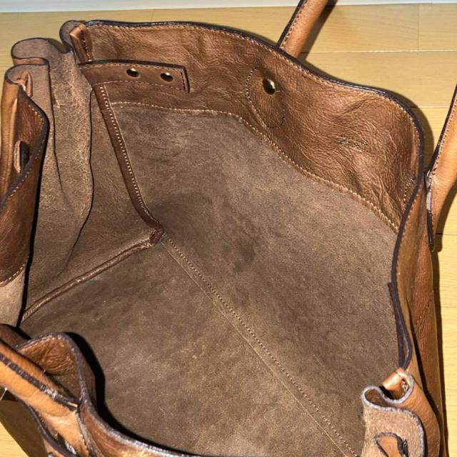 SITA PARANTICA レザートートバッグ L 希少チャイロ 旅行バッグ < 女性ファッション SITA PARANTICA レザートートバッグ L 希少チャイロ 旅行バッグ < 女性ファッションの