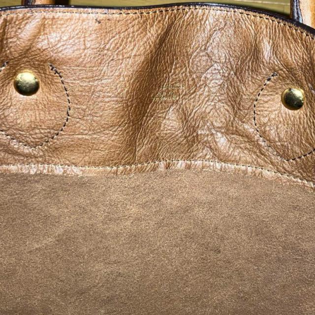 SITA PARANTICA レザートートバッグ L 希少チャイロ 旅行バッグ < 女性ファッション SITA PARANTICA レザートートバッグ L 希少チャイロ 旅行バッグ < 女性ファッションの