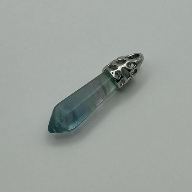 天然石 フローライト ペンダントトップ 管理番号@ < 女性アクセサリー/時計  天然石 フローライト ペンダントトップ 管理番号@ < 女性アクセサリー/時計の