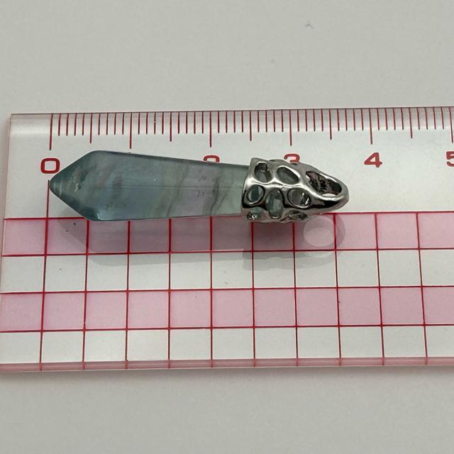 天然石 フローライト ペンダントトップ 管理番号@ < 女性アクセサリー/時計  天然石 フローライト ペンダントトップ 管理番号@ < 女性アクセサリー/時計の