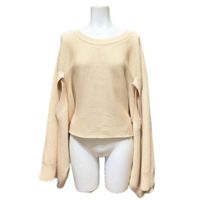 新品ロエベLOEWEコットンニットセーター ポンチョ 白 #S < ブランド 新品ロエベLOEWEコットンニットセーター ポンチョ 白 #S < ブランドの