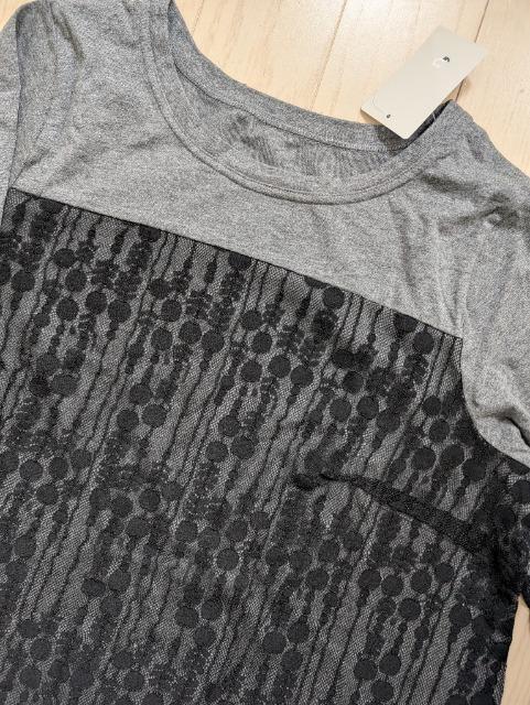 3L★レースバイカラー5分袖Tシャツ★大きいサイズ★新品★送料無料 < 女性ファッション  3L★レースバイカラー5分袖Tシャツ★大きいサイズ★新品★送料無料 < 女性ファッションの