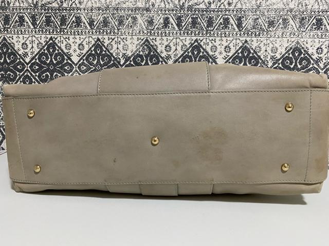 【中古品】 GIORGIO ARMANI レザー ワンショルダーバッグ グレー < ブランド  【中古品】 GIORGIO ARMANI レザー ワンショルダーバッグ グレー < ブランドの