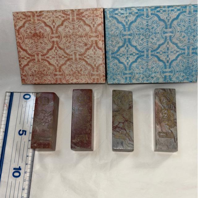 書道 篆刻用 石 翔龍舞鳳 赤箱.青箱 < インテリア/ライフ 書道 篆刻用 石 翔龍舞鳳 赤箱.青箱 < インテリア/ライフの