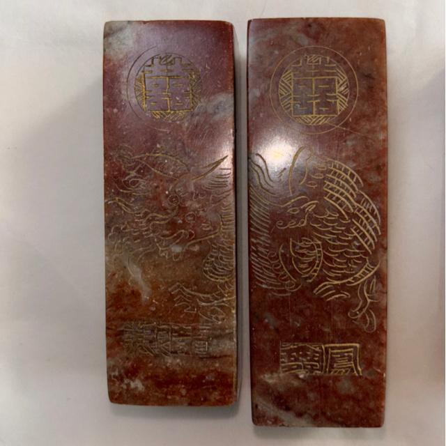 書道 篆刻用 石 翔龍舞鳳 赤箱.青箱 < インテリア/ライフ 書道 篆刻用 石 翔龍舞鳳 赤箱.青箱 < インテリア/ライフの