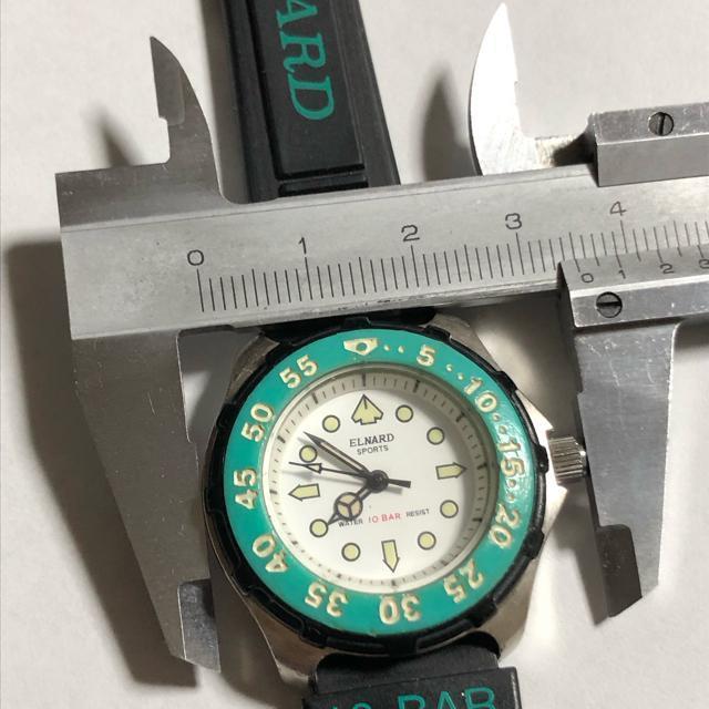 腕時計 ELNARD エルナード ダイバーウォッチ 10BAR 電池交換済み < 女性アクセサリー/時計 腕時計 ELNARD エルナード ダイバーウォッチ 10BAR 電池交換済み < 女性アクセサリー/時計の