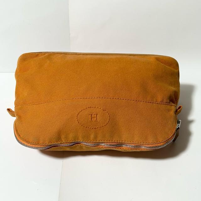 HERMES ボリード キャンバスポーチ ポーチ オレンジ < ブランド HERMES ボリード キャンバスポーチ ポーチ オレンジ < ブランドの