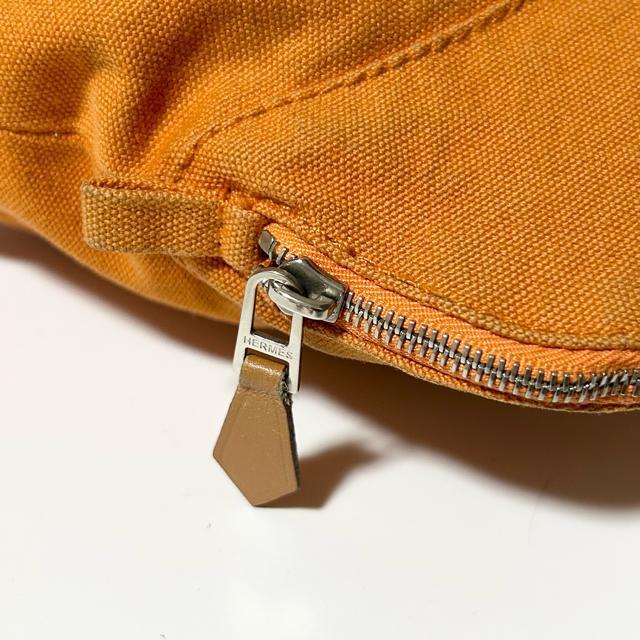 HERMES ボリード キャンバスポーチ ポーチ オレンジ < ブランド HERMES ボリード キャンバスポーチ ポーチ オレンジ < ブランドの