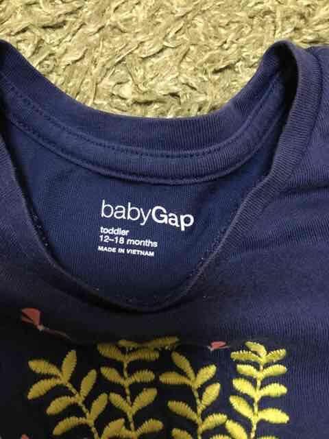 訳あり、ベビーGAP、半袖シャツ 80cm < ブランド  訳あり、ベビーGAP、半袖シャツ 80cm < ブランドの