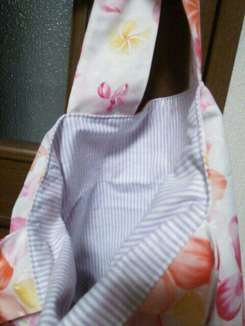 ハンドメイド 花柄   太めの持ち手 トート < ペット/手芸/園芸  ハンドメイド 花柄   太めの持ち手 トート < ペット/手芸/園芸の