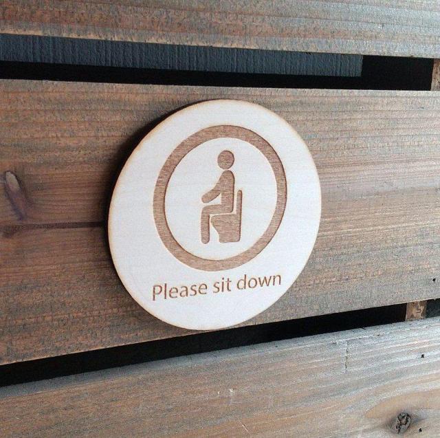 送料無料!木製サインプレート TOILET トイレ 座って下さい < インテリア/ライフ 送料無料!木製サインプレート TOILET トイレ 座って下さい < インテリア/ライフの