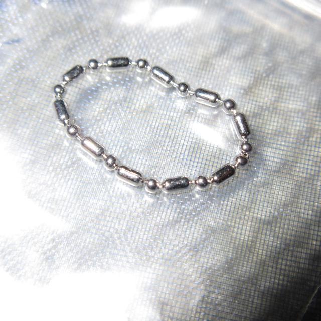 未使用☆ステンレス製*シリンダーチェーンリング11号*指輪(シルバー) < 女性アクセサリー/時計  未使用☆ステンレス製*シリンダーチェーンリング11号*指輪(シルバー) < 女性アクセサリー/時計の