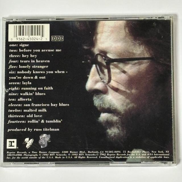 ERIC CLAPTON / UNPLUGGED < CD/DVD/ビデオ  ERIC CLAPTON / UNPLUGGED < CD/DVD/ビデオの