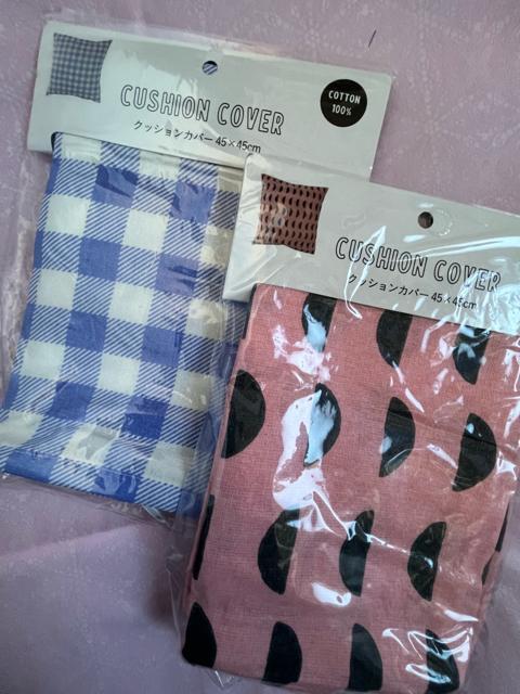 クッションカバー!2枚セット!新品!45×45センチ!ファスナー式! < インテリア/ライフ クッションカバー!2枚セット!新品!45×45センチ!ファスナー式! < インテリア/ライフの