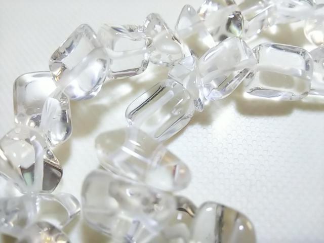 天然石★水晶 (大)さざれ 1連 < 女性アクセサリー/時計 天然石★水晶 (大)さざれ 1連 < 女性アクセサリー/時計の