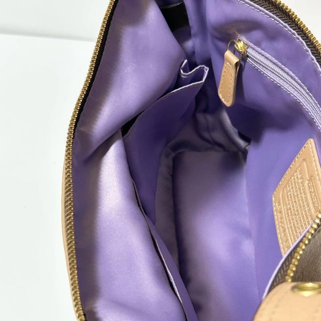 COACH �R�[�` F15512 ���U�[ �N���X�{�f�B �V�����_�[�o�b�O �΂ߊ|�� ���|�� ���f�B�[�X �x�[�W�� �� �u�����h�� 