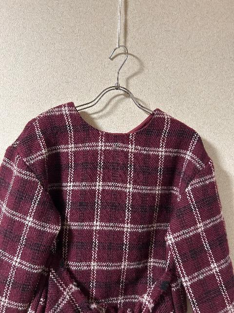 1.4万新品タグ付きnano・universe★ウールブランドチェックプルオーバー < ブランド 1.4万新品タグ付きnano・universe★ウールブランドチェックプルオーバー < ブランドの