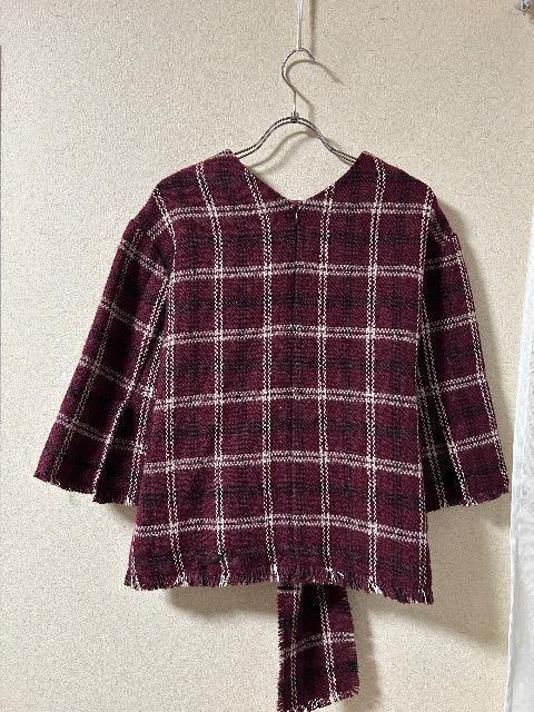 1.4万新品タグ付きnano・universe★ウールブランドチェックプルオーバー < ブランド 1.4万新品タグ付きnano・universe★ウールブランドチェックプルオーバー < ブランドの